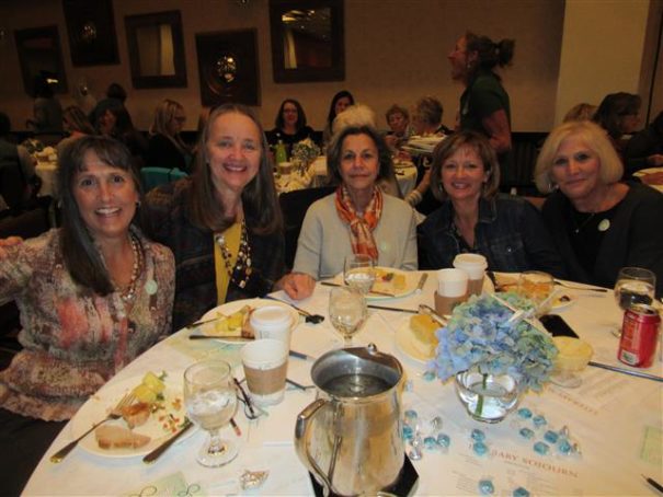 Martha, Judy, Nora, Suzanne at Sojourn luncheon